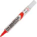 Pentel Maxiflo Pump-It White Board Marker 4.0mm Bullet Tip Red