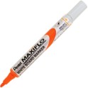 Pentel Maxiflo Pump-It White Board Marker 4.0mm Bullet Tip Orange