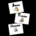 The Zulu Alphabet Flash Cards