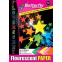 Butterfly A4 Paper Pad - Flourescent - 50 pg