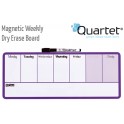 Rexel Quartet Magnetic Weekly Organiser with Marker - Purple