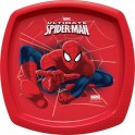 Spider-man Go Square Shaped Plate