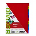 Meeco Index 180 Micron Multi Colour 1 - 10 Printed