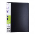 Meeco Executive A4 Display Book 40 Pockets Black