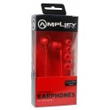 Amplify Pro Jazz Series Earphone No Mic Red