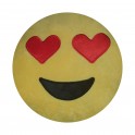 Emoji Pillow - Heart Eyes 35cm