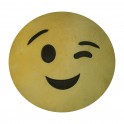 Emoji Pillow - Winking 35cm