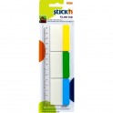 Stick'n Repositionable 3 Solid Colours - 30 Sheets Per Pad